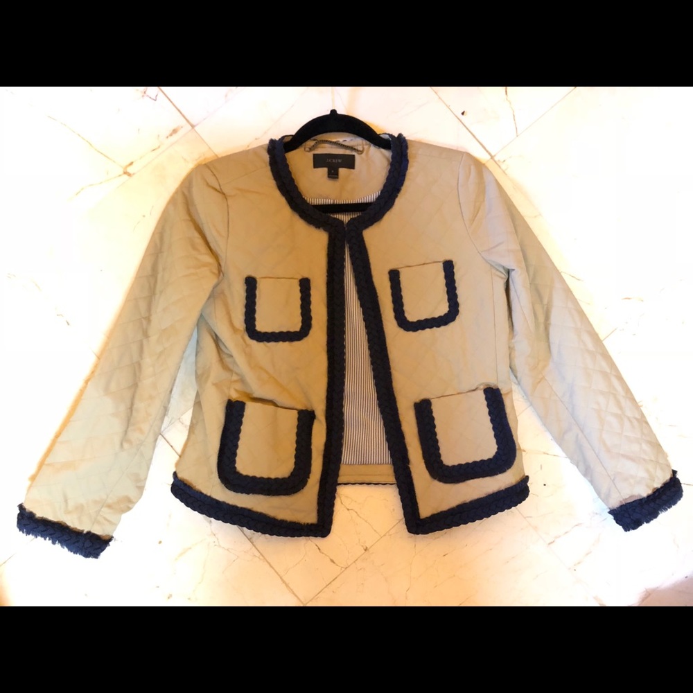 J. Crew Quilted Safari Jacket